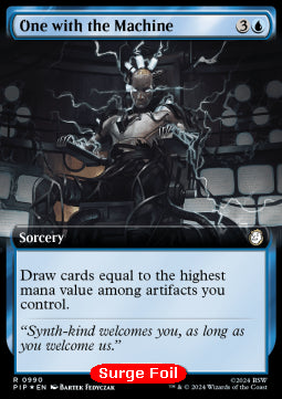 One with the Machine (V.3)⁣ - Universes Beyond: Fallout: Extras⁣ (Rare)⁣ [990]