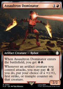 Assaultron Dominator (V.1)⁣ - Universes Beyond: Fallout: Extras⁣ (Rare)⁣ [384]