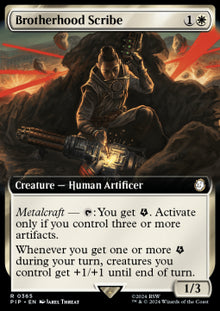 Brotherhood Scribe (V.1)⁣ - Universes Beyond: Fallout: Extras⁣ (Rare)⁣ [365]