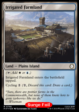 Irrigated Farmland (V.2)⁣ - Universes Beyond: Fallout: Extras⁣ (Rare)⁣ [796]