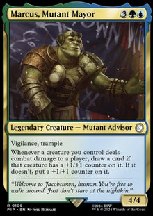Marcus, Mutant Mayor⁣ - Universes Beyond: Fallout⁣ (Rare)⁣ [109]