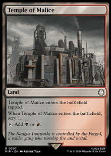 Temple of Malice⁣ - Universes Beyond: Fallout⁣ (Rare)⁣ [307]