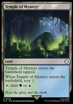 Temple of Mystery⁣ - Universes Beyond: Fallout⁣ (Rare)⁣ [308]