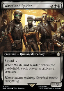 Wasteland Raider (V.1)⁣ - Universes Beyond: Fallout: Extras⁣ (Rare)⁣ [383]