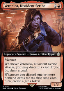 Veronica, Dissident Scribe (V.1)⁣ - Universes Beyond: Fallout: Extras⁣ (Rare)⁣ [395]