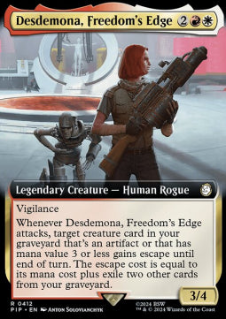 Desdemona, Freedom's Edge (V.1)⁣ - Universes Beyond: Fallout: Extras⁣ (Rare)⁣ [412]