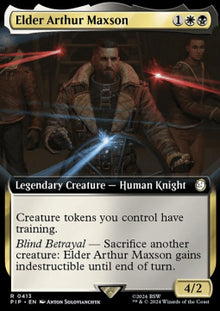 Elder Arthur Maxson (V.1)⁣ - Universes Beyond: Fallout: Extras⁣ (Rare)⁣ [413]