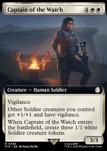 Captain of the Watch (V.1)⁣ - Universes Beyond: Fallout: Extras⁣ (Rare)⁣ [448]