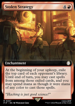 Stolen Strategy (V.1)⁣ - Universes Beyond: Fallout: Extras⁣ (Rare)⁣ [467]