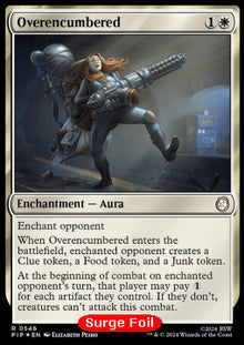 Overencumbered (V.2)⁣ - Universes Beyond: Fallout: Extras⁣ (Rare)⁣ [546]