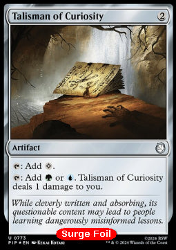 Talisman of Curiosity⁣ - Universes Beyond: Fallout: Extras⁣ (Uncommon)⁣ [773]