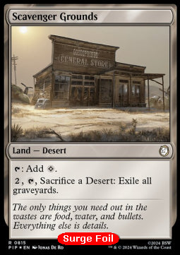 Scavenger Grounds (V.2)⁣ - Universes Beyond: Fallout: Extras⁣ (Rare)⁣ [815]