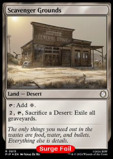 Scavenger Grounds (V.2)⁣ - Universes Beyond: Fallout: Extras⁣ (Rare)⁣ [815]