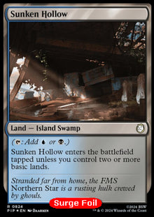 Sunken Hollow (V.2)⁣ - Universes Beyond: Fallout: Extras⁣ (Rare)⁣ [824]