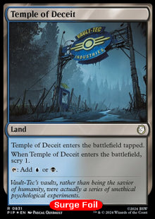 Temple of Deceit (V.2)⁣ - Universes Beyond: Fallout: Extras⁣ (Rare)⁣ [831]