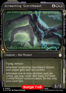 Screeching Scorchbeast (V.3)⁣ - Universes Beyond: Fallout: Extras⁣ (Rare)⁣ [860]