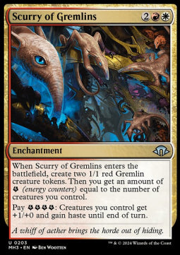 Scurry of Gremlins⁣ - Modern Horizons 3⁣ (Uncommon)⁣ [203]
