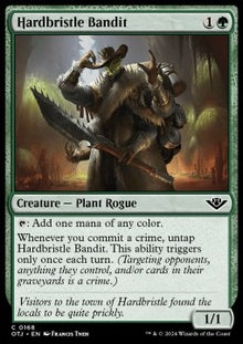 Hardbristle Bandit⁣ - Outlaws of Thunder Junction⁣ (Common)⁣ [168]
