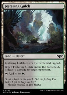 Festering Gulch⁣ - Outlaws of Thunder Junction⁣ (Land)⁣ [257]