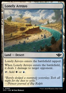 Lonely Arroyo⁣ - Outlaws of Thunder Junction⁣ (Land)⁣ [260]