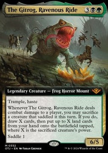 The Gitrog, Ravenous Ride⁣ - Outlaws of Thunder Junction: Extras⁣ (Mythic)⁣ [352]