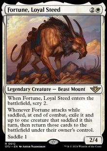 Fortune, Loyal Steed⁣ - Outlaws of Thunder Junction⁣ (Rare)⁣ [12]
