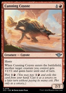 Cunning Coyote⁣ - Outlaws of Thunder Junction⁣ (Uncommon)⁣ [118]