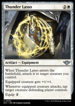 Thunder Lasso⁣ - Outlaws of Thunder Junction⁣ (Uncommon)⁣ [35]