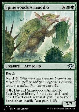 Spinewoods Armadillo⁣ - Outlaws of Thunder Junction⁣ (Uncommon)⁣ [182]