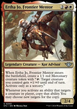 Ertha Jo, Frontier Mentor⁣ - Outlaws of Thunder Junction⁣ (Uncommon)⁣ [203]
