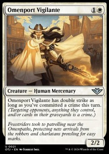 Omenport Vigilante⁣ - Outlaws of Thunder Junction⁣ (Uncommon)⁣ [21]