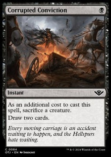 Corrupted Conviction⁣ - Outlaws of Thunder Junction⁣ (Common)⁣ [84]