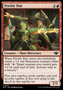 Prickly Pair⁣ - Outlaws of Thunder Junction⁣ (Common)⁣ [137]
