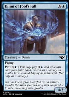 Djinn of Fool's Fall⁣ - Outlaws of Thunder Junction⁣ (Common)⁣ [43]