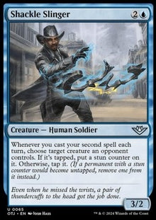 Shackle Slinger⁣ - Outlaws of Thunder Junction⁣ (Uncommon)⁣ [65]