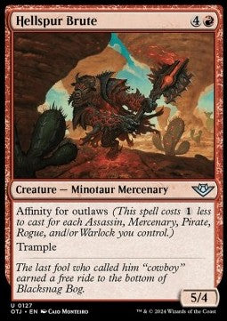 Hellspur Brute⁣ - Outlaws of Thunder Junction⁣ (Uncommon)⁣ [127]