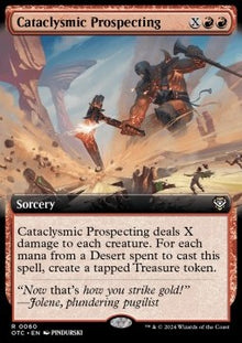 Cataclysmic Prospecting⁣ - Commander: Outlaws of Thunder Junction: Extras⁣ (Rare)⁣ [60]