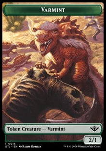 Varmint Token (G 2/1) // Treasure Token⁣ - Outlaws of Thunder Junction: Tokens⁣ (Token)⁣ [T 14/18]