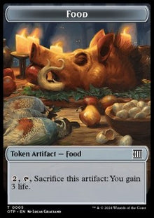Food Token // Mercenary Token (R 1/1) (V.1)⁣ - Outlaws of Thunder Junction: Tokens⁣ (Token)⁣ [T 5/10]