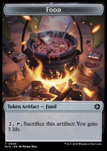 Food Token // Mercenary Token (R 1/1) (V.2)⁣ - Outlaws of Thunder Junction: Tokens⁣ (Token)⁣ [T 4/10]