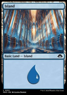 Island (V.2)⁣ - Modern Horizons 3⁣ (Land)⁣ [312]