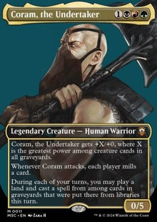 Coram, the Undertaker (V.1)⁣ - Commander: Modern Horizons 3: Extras⁣ (Mythic)⁣ [11]