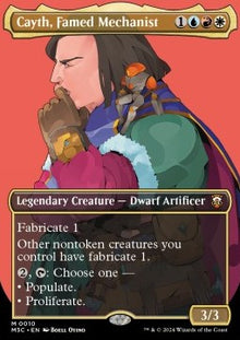 Cayth, Famed Mechanist (V.1)⁣ - Commander: Modern Horizons 3: Extras⁣ (Mythic)⁣ [10]