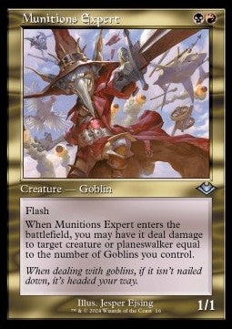 Munitions Expert⁣ - Modern Horizons 3: Retro Frame Cards⁣ (Uncommon)⁣ [16]