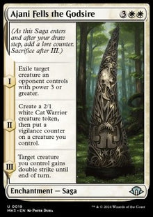 Ajani Fells the Godsire⁣ - Modern Horizons 3⁣ (Uncommon)⁣ [19]