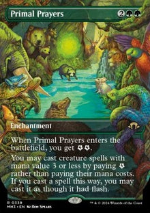 Primal Prayers (V.1)⁣ - Modern Horizons 3: Extras⁣ (Rare)⁣ [339]