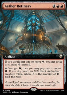 Aether Refinery (V.1)⁣ - Commander: Modern Horizons 3: Extras⁣ (Rare)⁣ [54]