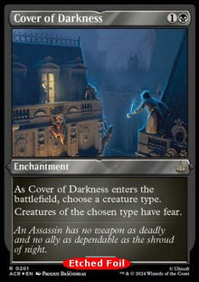 Cover of Darkness (V.2)⁣ - Universes Beyond: Assassin's Creed: Extras⁣ (Rare)⁣ [201]