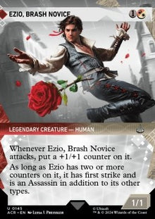 Ezio, Brash Novice (V.1)⁣ - Universes Beyond: Assassin's Creed: Extras⁣ (Uncommon)⁣ [145]