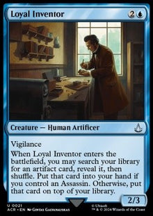 Loyal Inventor⁣ - Universes Beyond: Assassin's Creed⁣ (Uncommon)⁣ [21]